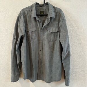 prAna Men’s Long Sleeve Button-Down Shirt Size Large
